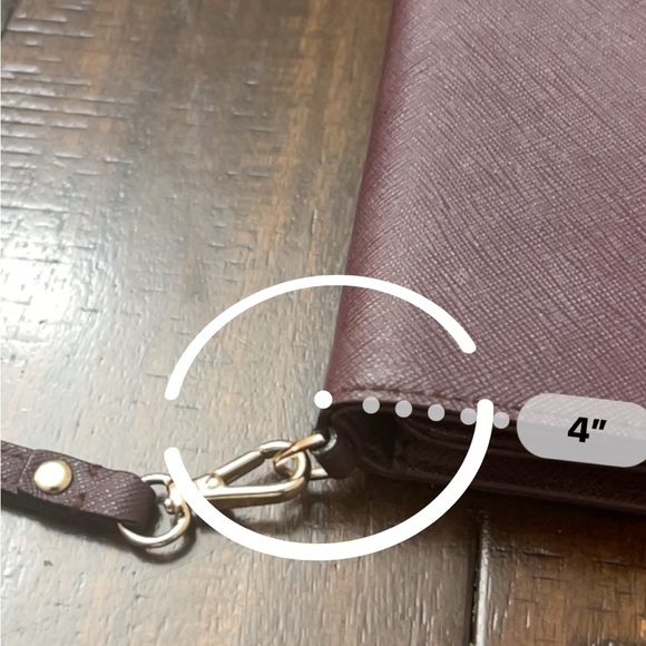 Kate Spade Purple wristlet - Picture 6 of 8